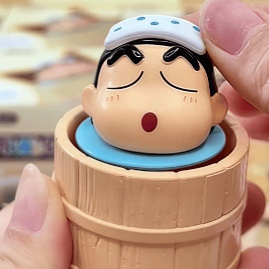 正版蜡笔小新摇摇摆件系列盲盒周边手办动漫卡通玩具潮玩礼物摆件