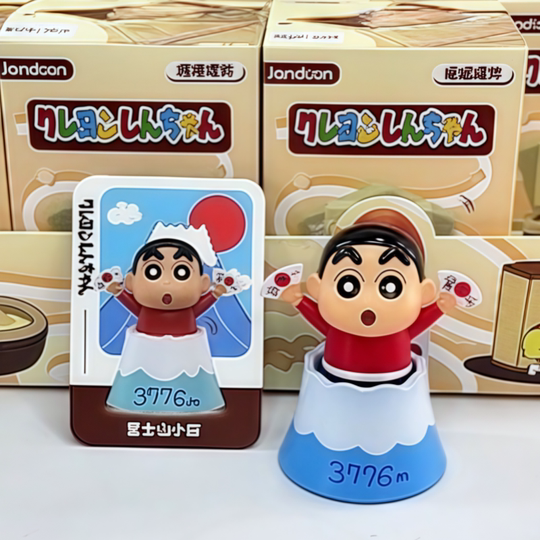 正版蜡笔小新摇摇摆件系列盲盒周边手办动漫卡通玩具潮玩礼物摆件