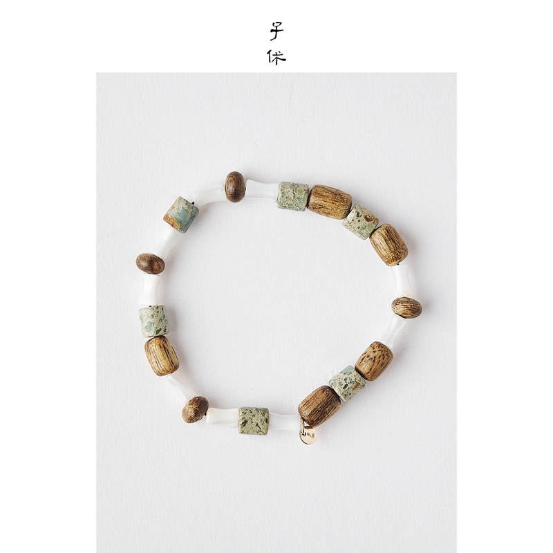 [Dong Life Recommendation] Zixiu Zixiu Agarwood·Sky Blue Bracelet/Hand Chain for Women 2026 New Style Jewelry