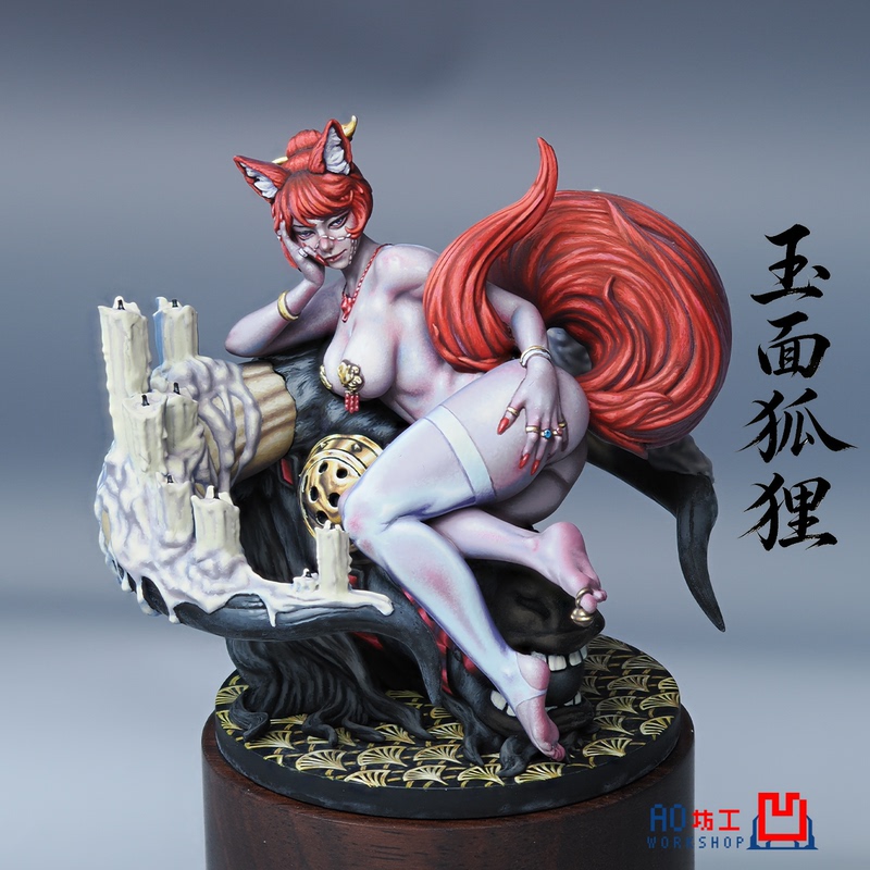 Original by Concave Workshop the Jade Faced Fox Original by Concave Workshop the Jade Faced Fox