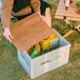 Camping storage box trunk sorting box camping picnic camping box car-mounted folding outdoor storage box