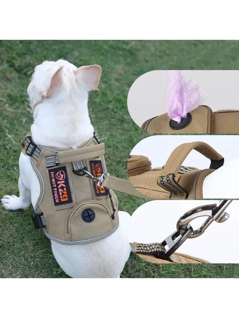 Large Dog Tactical Collar Leash, Large Dog Neck Collar, Medium Dog Collar, Malinois, Golden Retriever, German Shepherd Neck Harness, Bulldog Neck Strap