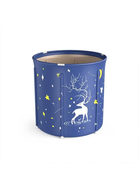 Foldable Heated Bath Tub for Adults, Home-Use Sitting Bath Basin, Full-Body Bath Tub, Adult Essential Item