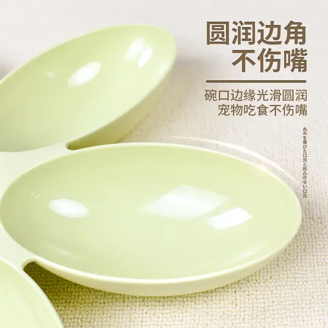 Pet Supplies Amazon's New Six-Compartment Pet Bowl, Multi-Pet Food Sharing Bowl, Cat Bowl for Drinking Water and Feeding