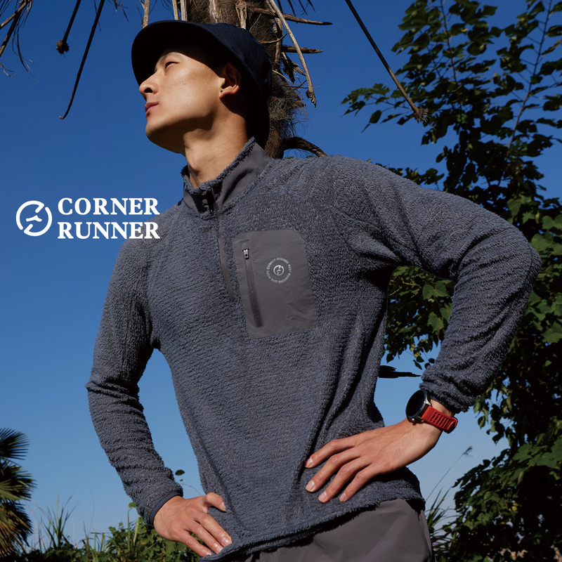 Cornerrunner Air Fleece Lightweight Fleece Mid-Layer Running Long-Sleeve T-Shirt Half-Zip Outdoor Cross-Country