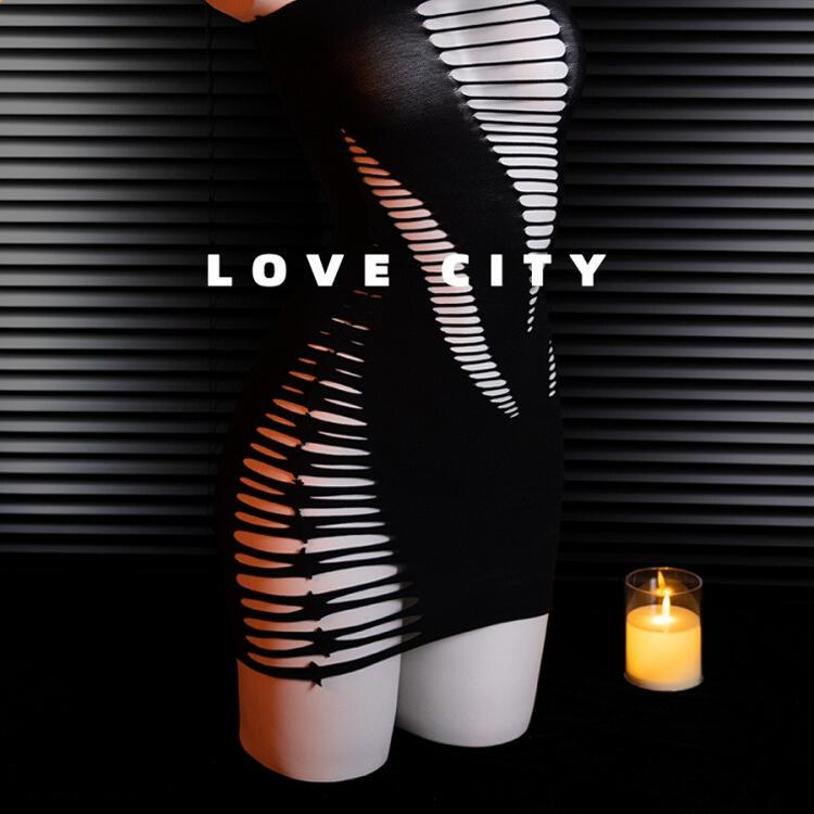 Lovecity's New Sexy Stretchy Bottoming Mesh Bodysuit with Cut-Out Design and Hot Girl Lingerie