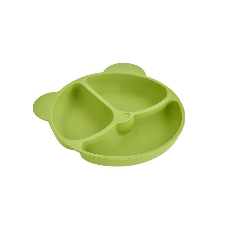彩虹房子宝宝餐盘分格吸盘式自主进食吃饭训练碗盘儿童辅食餐具