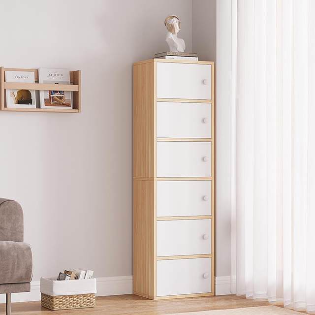 5V living room small vertical cabinet wall cabinet chest of cabinet storage cabinet bedroom side cabinet narrow gap gap cabinet storage cabinet storage