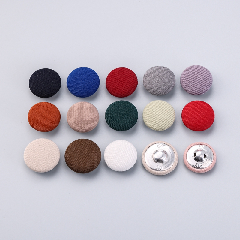 Round Fabric Buttons for Women's Coats, Sweater Buttons, Cardigan, Suit Jacket, Dress Decorative Buttons, Versatile Buttons