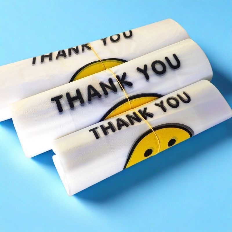 Smiley Face Plastic Bags Wholesale, Thickened Tote Bags, Disposable Packing Bags, Vest-Style Filling Materials Smiley Face Plastic Bags Wholesale, Thickened Tote Bags, Disposable Packing Bags, Vest-Style Filling Materials