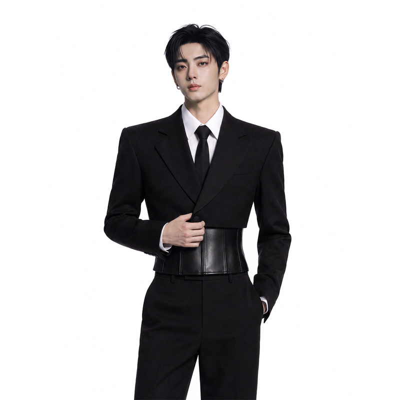 Yicai【Simple and Elegant】High-End Shoulder-Defining Blazer with a Stylish Waist-Cinching Design Yicai【Simple and Elegant】High-End Shoulder-Defining Blazer with a Stylish Waist-Cinching Design