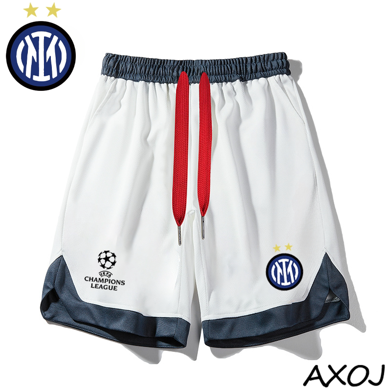 Champions League Inter Milan New Summer American-Style Loose Breathable Quick-Drying Casual Five-Point Training Shorts Football Sports Pants