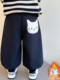 [One-Piece Fleece]Girls' Fleece-Lined Pants 2025 Autumn and Winter New Style Super Stylish Thin Fleece Casual Pants Children's Trendy Sweatpants