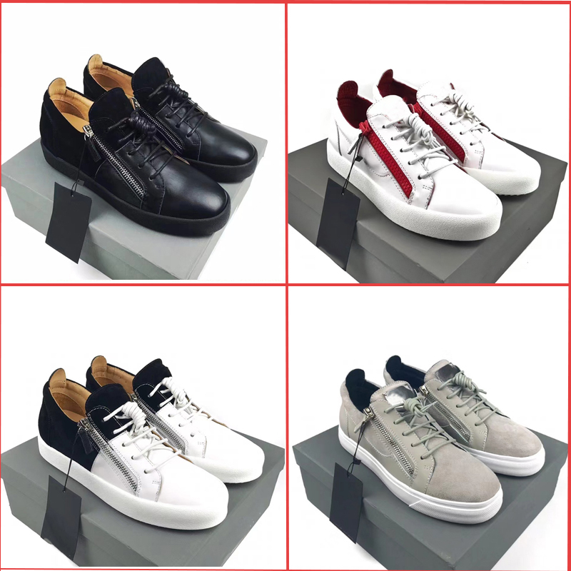 European Style Low-Top Gzcl Men's Shoes Trendy Casual Patchwork Round Toe Double Zipper Thick-Soled Sports Color-Block Sneakers for Women European Style Low-Top Gzcl Men's Shoes Trendy Casual Patchwork Round Toe Double Zipper Thick-Soled Sports Color-Block Sneakers for Women