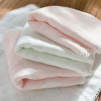 Saliva baby supplies plain children's towel cotton face towel anti-vomiting gauze adult nursing towel small square towel