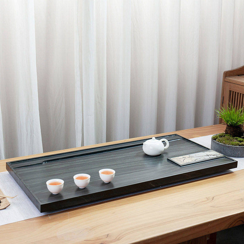 纯黄铜茶盘如何选？教你打造客厅里的山水画茶台！