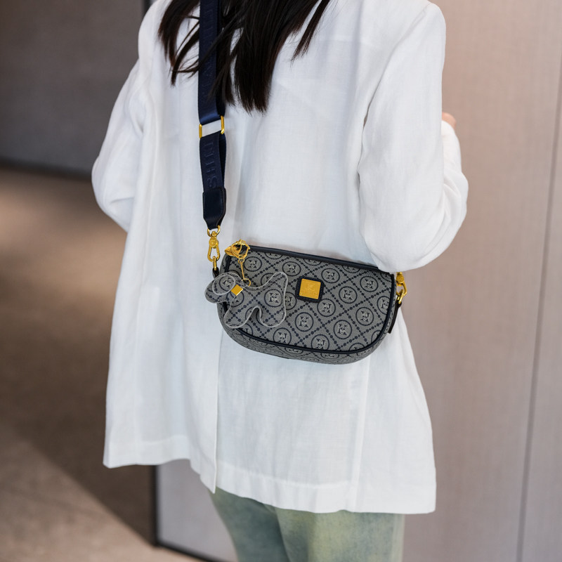 Yushang's Replica of D-Brand Designer Bags for Women, 2025 New Model, High-End Shoulder Bag with Wide Strap, Crossbody Bag