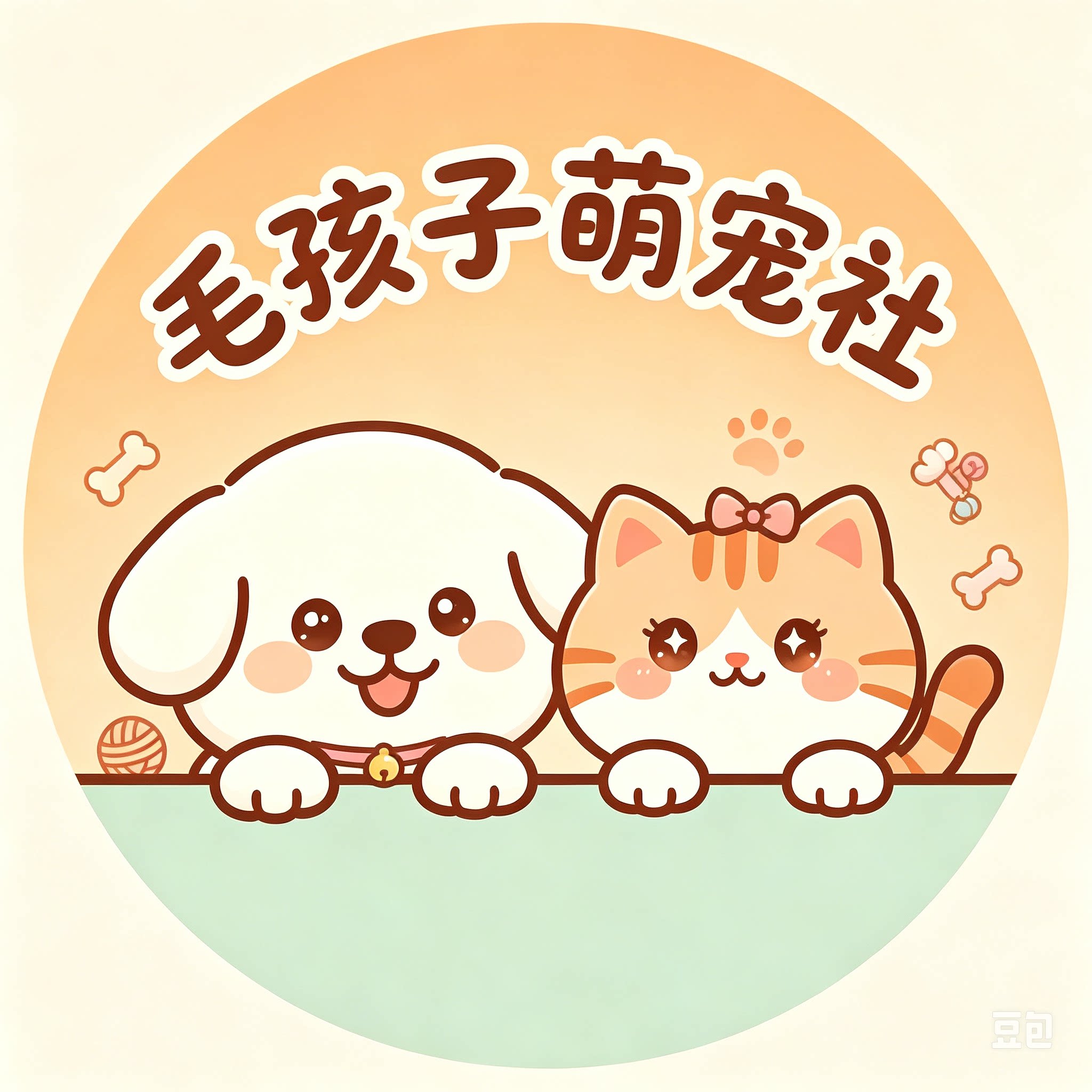 萌宠乐堡的LOGO