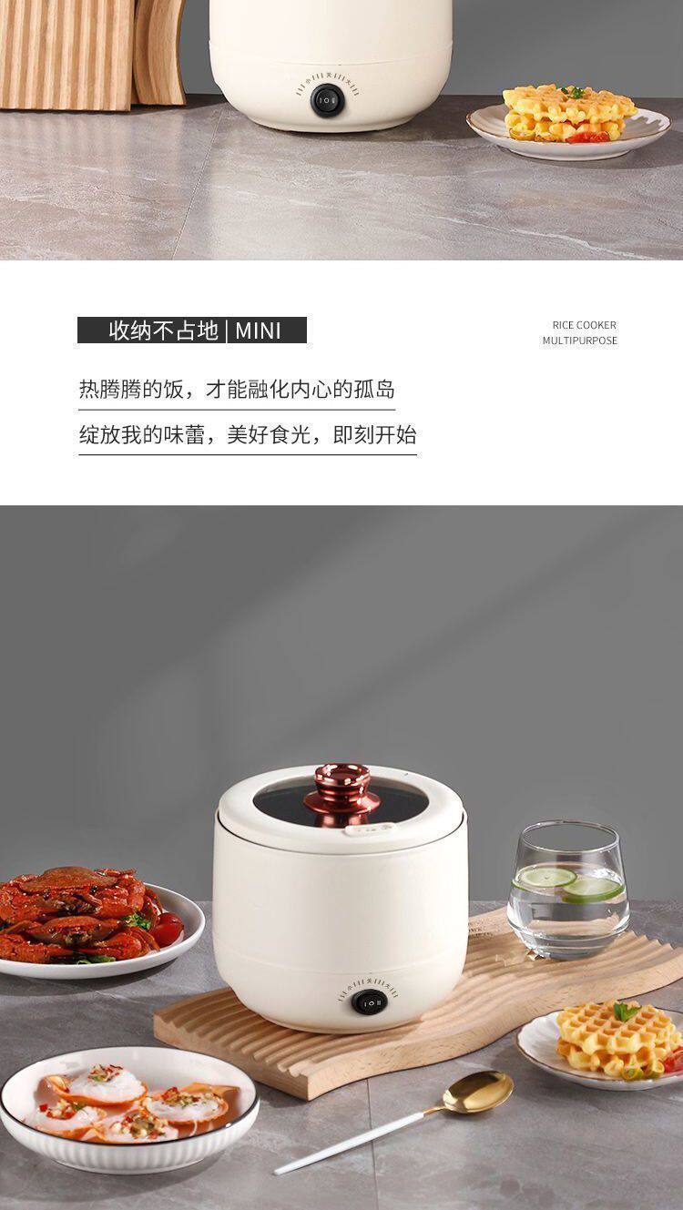Плиты 德国迷你电子锅家用智能电饭锅多功能全自动学生宿舍快煮锅不沾锅 No brand