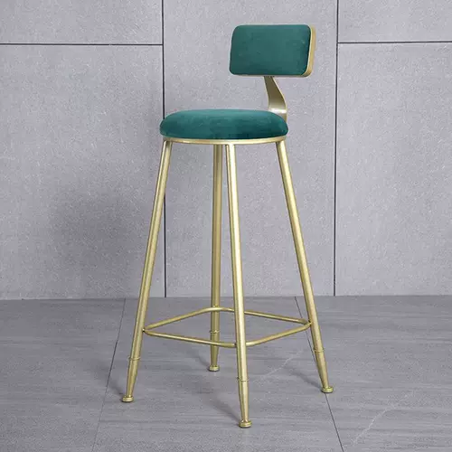 Северный бар стул Iron ins ins home clearance Golden Bar Net Back Back Tall Stool Bar Стул