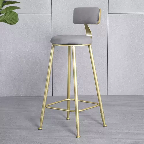 Северный бар стул Iron ins ins home clearance Golden Bar Net Back Back Tall Stool Bar Стул