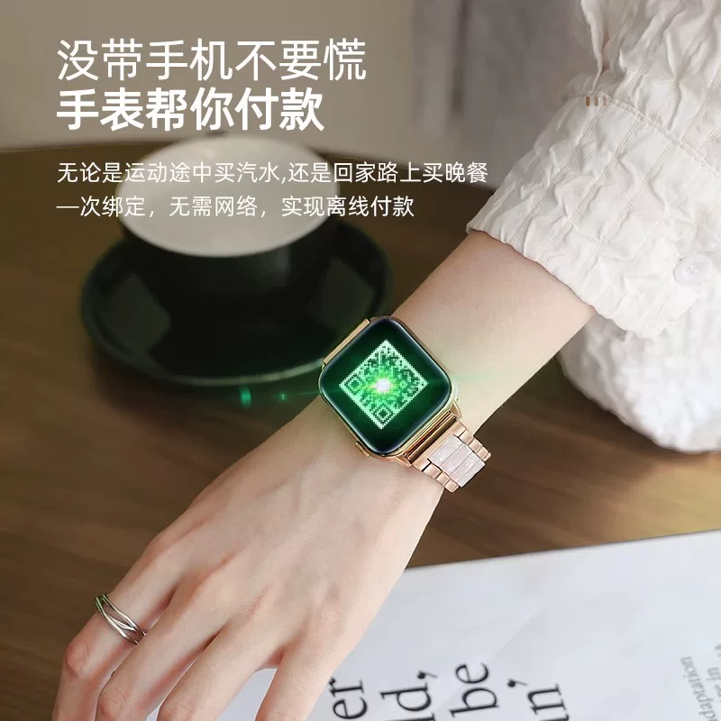 Браслет, универсальные часы высокого качества в модном стиле, bluetooth, легкая роскошь, отслеживает сердечный ритм