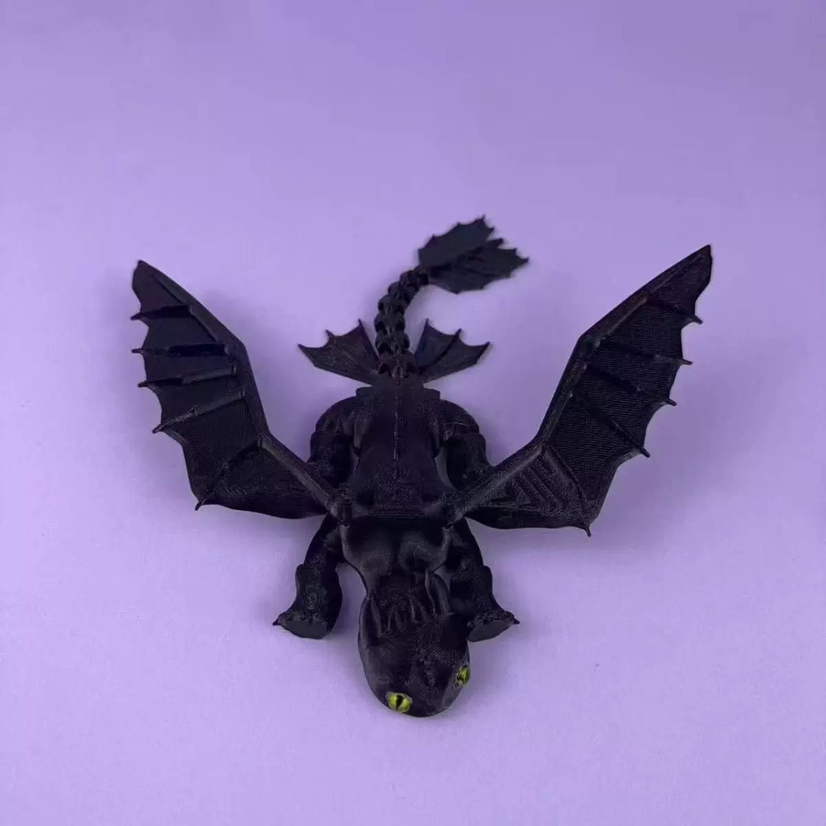 3D-печатная игрушка-дракон для дрессировки высокодекоративная модель Toothless Легкий Дракон суставной подвижный декоративный игрушечный образец