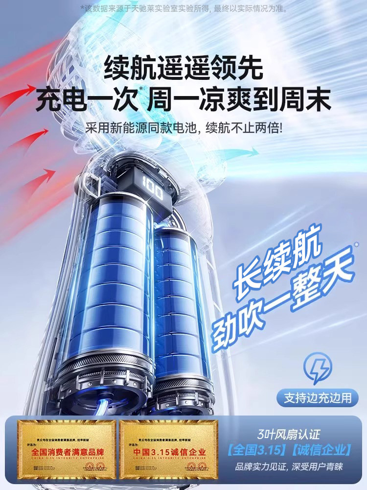 2026 Summer New Model Small Fan]Portable Mini Rechargeable Cooling Handheld Fan for Outdoor Use, Silent, Suitable for Office Desk, Student Dormitory, Long Battery Life, Outdoor Concerts