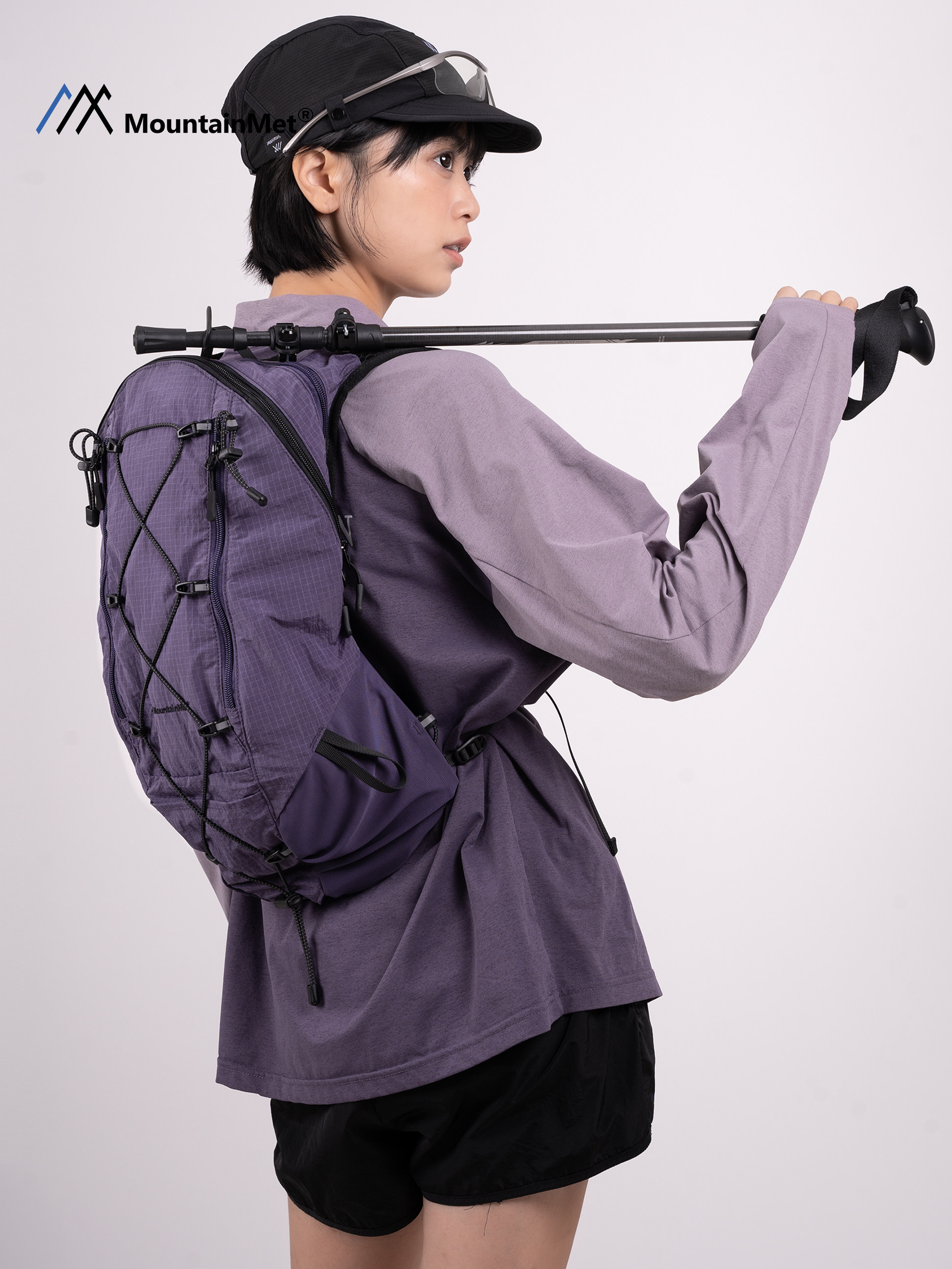 Mountainmet Outdoor Hiking and Mountaineering Summit Bag Lightweight Cross-Country Running Waterproof Backpack