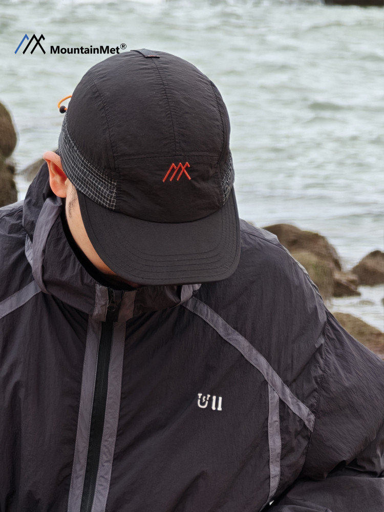 Mointainmet Mountain-Style Outdoor Quick-Drying Color-Blocked Baseball Cap Workwear Trendy Hiking Sun Protection Baseball Cap for Men and Women