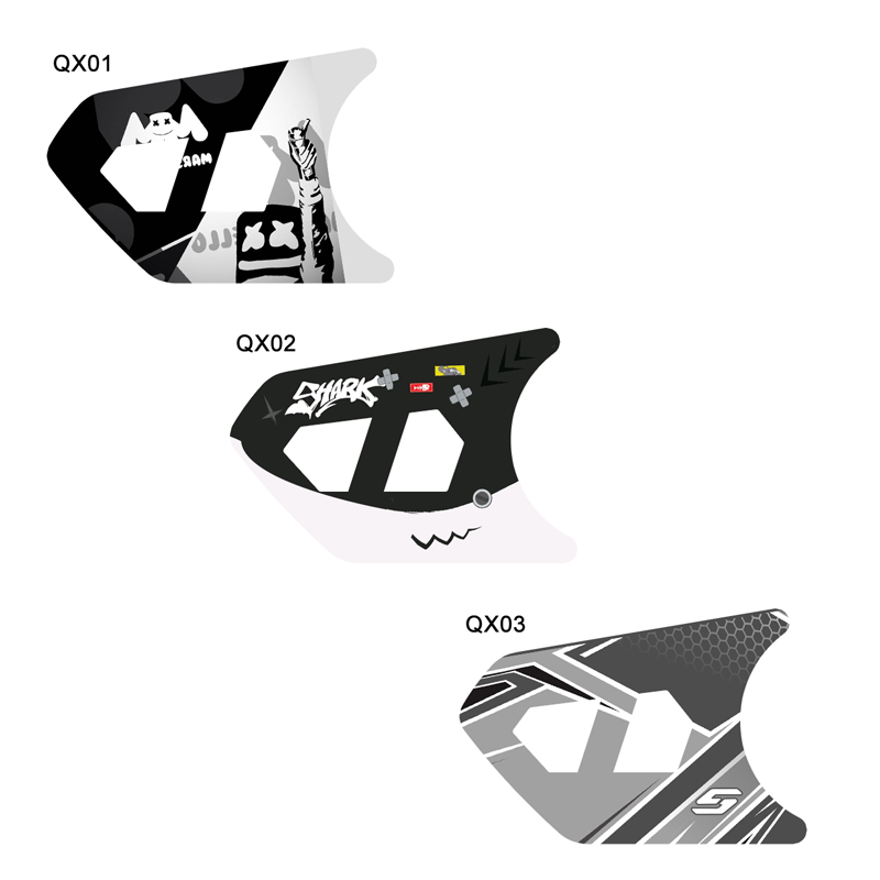 Exquisite Stickers for Xunqi Qx Qxmax Helmet Headphones