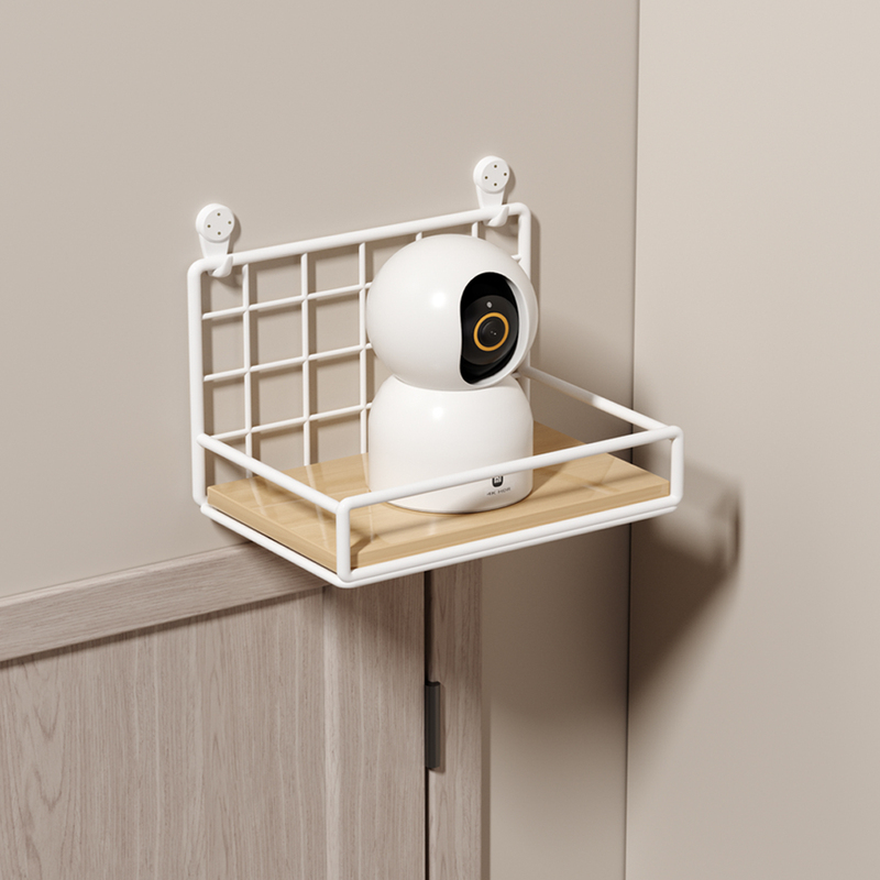 Monitor Bracket Wall-Mounted Shelf No-Drill Home Indoor Inverted Base Holder Outdoor Camera Mount