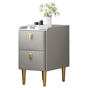 Bkk small solid wood bedside table light narrow luxury bed 10000 side cabinet super storage cabinet multi-layer 2c storage cabinet 5 small households