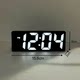 Simple Large Digital Electronic Clock for Living Room Tv Cabinet, Luminous Silent Led Alarm Clock with Perpetual Calendar and Temperature
