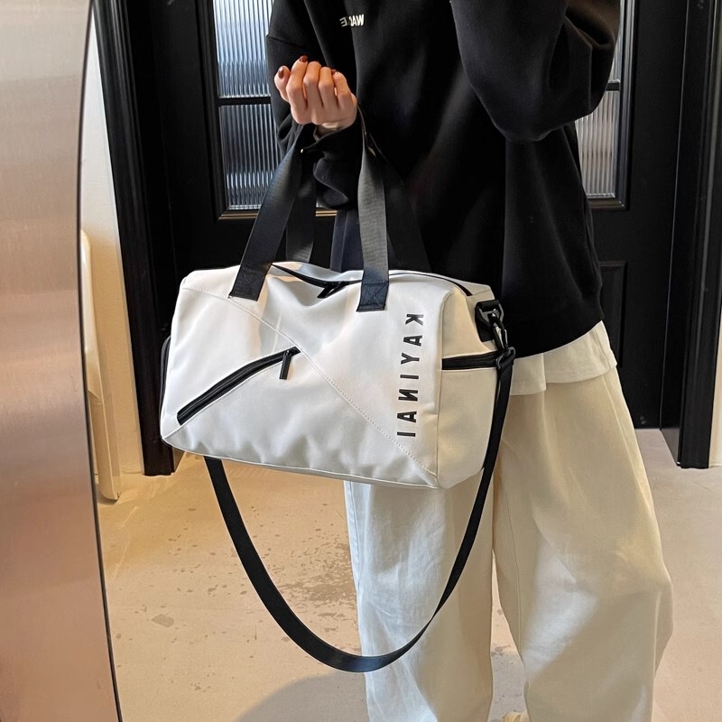 German Travel Bag, Portable Fitness Bag, Women's Dry and Wet Separation Sports Training Bag, Yoga Swimming Bag, Short-Distance Luggage Bag