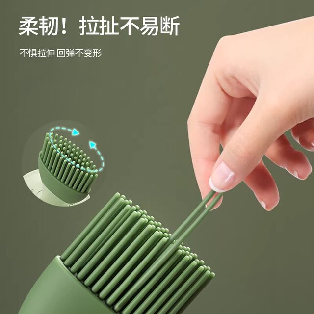Oil brush silicone oil brush with bottle kitchen pancake barbecue baking food grade household high temperature resistant integrated oil brush bottle