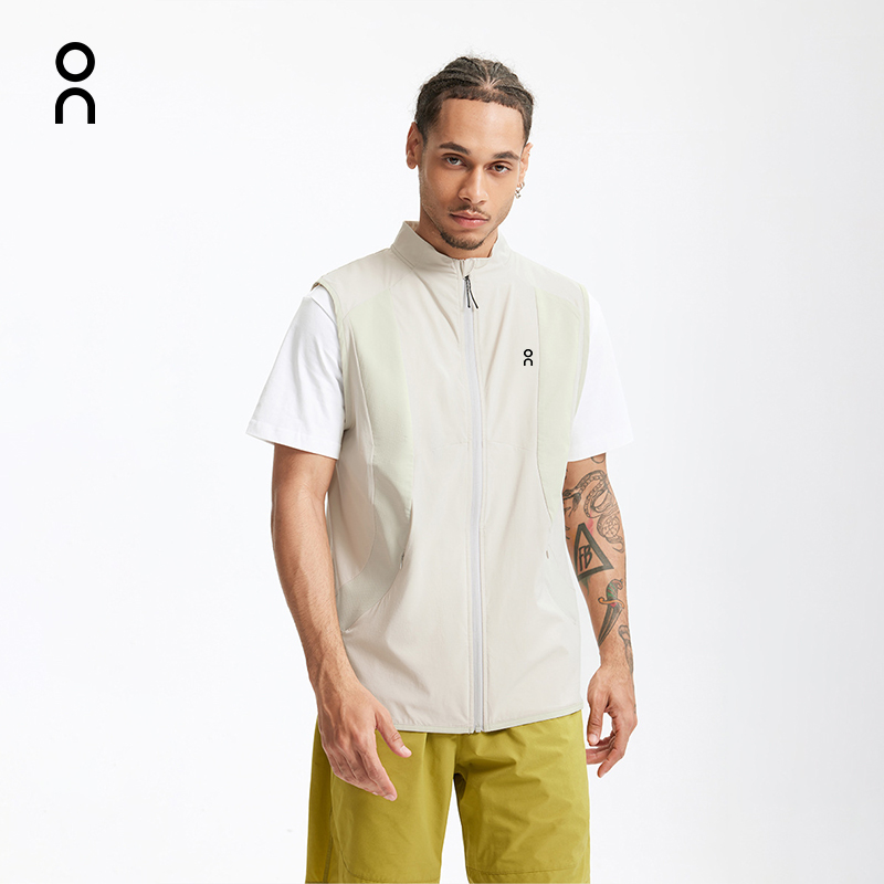 ON公式旗艦店アウトドアスポーツ防滴カラーマッチングベスト2025新作カジュアル万能ルーズベストメンズ