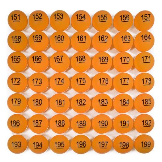 Pelota numérica, pelota numérica, pelota de tenis de mesa con número, puja, lotería, número de habitación, pelota de lotería, otros chinos