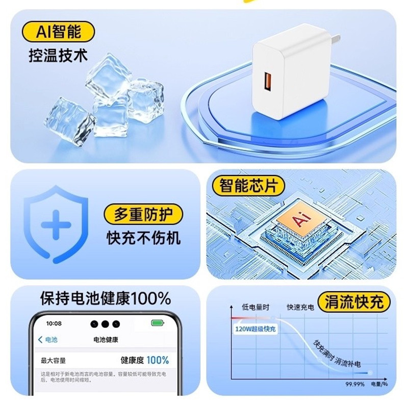 Suitable for Huawei Charger Cable Set USB Plug Genuine Super Fast Charging Mate60Pro/5040/P30Pro Data Cable Matex3Nova Honor Mobile Phone Plug Charging Original 13W