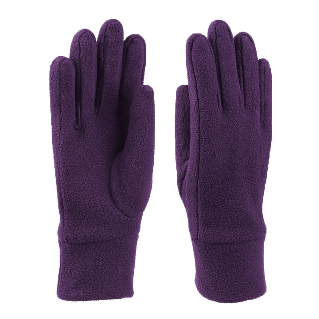 Men's and Women's Autumn and Winter Single-Layer Polar Fleece Gloves, Cold-Proof, Warm, Wear-Resistant, Cycling Elastic Gloves, Versatile and Comfortable