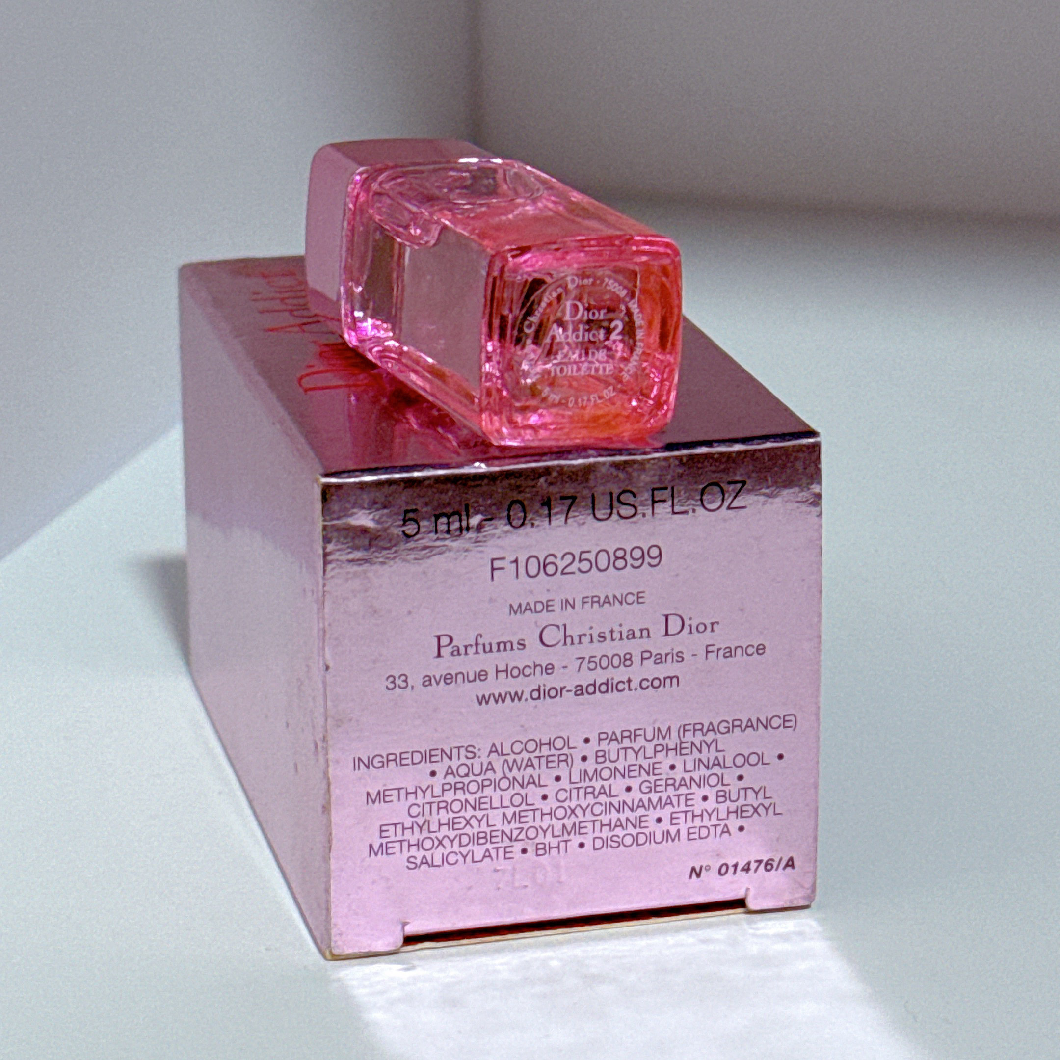 绝版Dior 迪奥addict 2 魅惑系列粉红魅惑粉魅Q版香水5ml_香水_淘宝美妆网