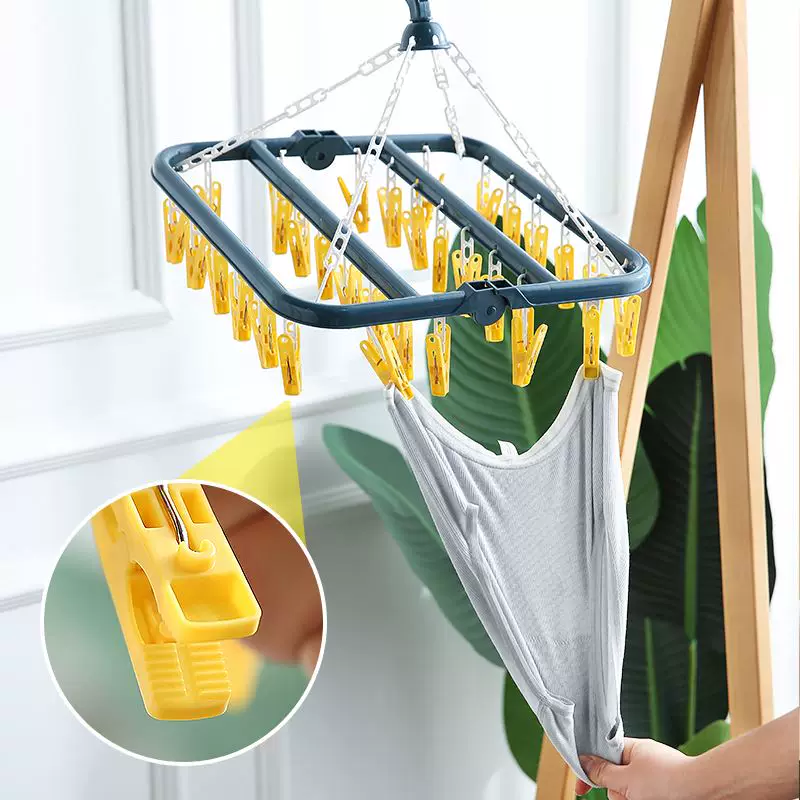 Universal socks, hanger, children's windproof drying rack, underwear