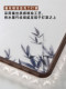 Living Room Ceiling Light in North American Black Walnut Wood, New Chinese Style, Song-Style Aesthetics, Ink Painting Bamboo Shadow, Rectangular Main Light for the Hall