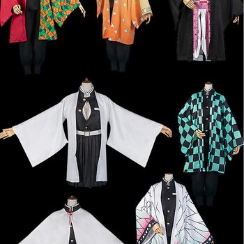 Demon Slayer: Kimetsu No Yaiba Tomioka Giyuu Kamado Tanjirou Kochou Shinobu Iguro Obanai Nezuko Cosplay Anime