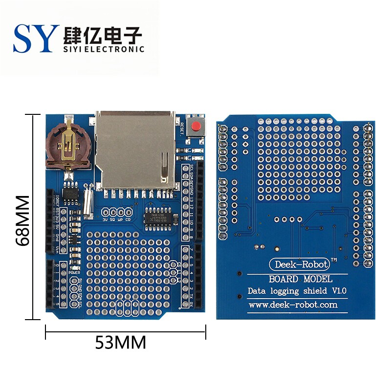 数据记录器模块 Data Logging shield 扩展板带时钟 兼容UNO R3
