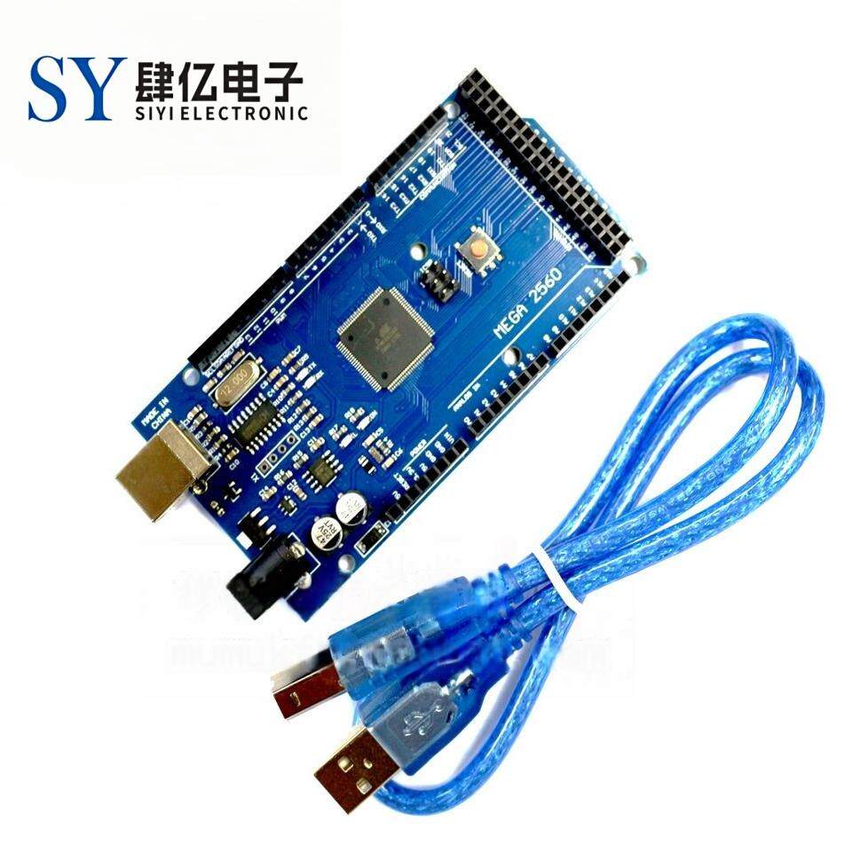MEGA2560 R3 改进版 CH340G 配数据线 开源开发板