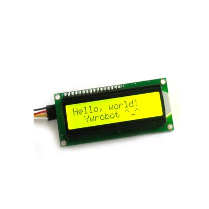 IIC/I2C 1602液晶模块黄绿提供库文件