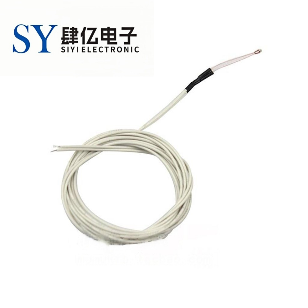 NTC 单端玻封热敏电阻温度传感器 3D打印机 100K 1% 3950耐200度