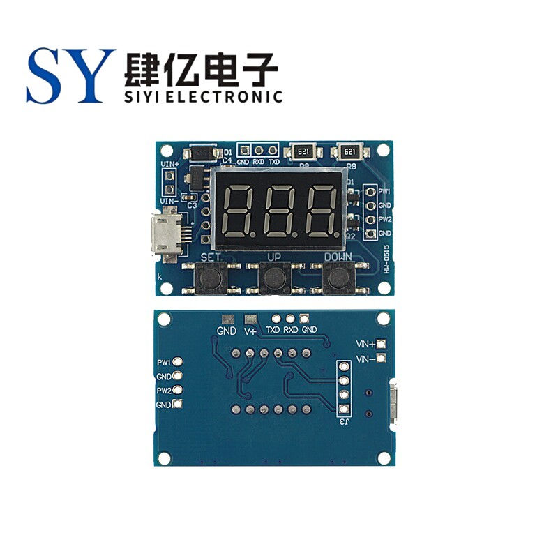 2路PWM脉冲频率占空比可调模块方波矩形波信号发生器步进电机驱动