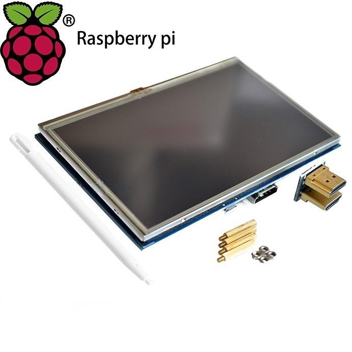 Raspberry Pi Pi2 5寸 A+/B+/2B LCD液晶屏 触摸屏 HDMI